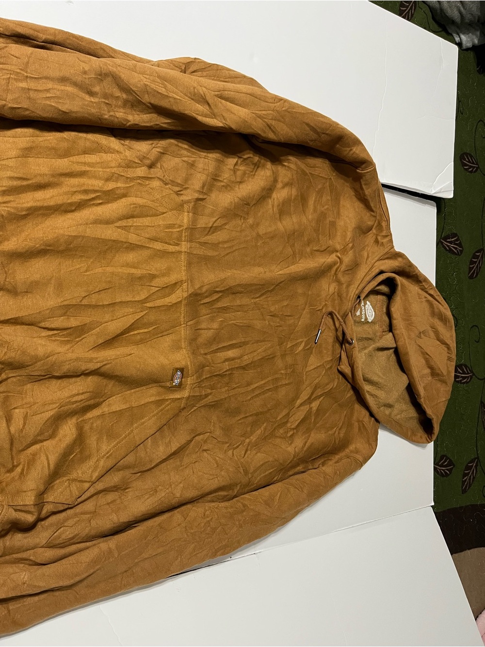 Dickies Men's Hooded Pullover Jacket in Brown